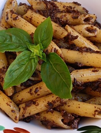 penne-al-ragu-di-funghi-ricetta