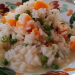 minestra-asciutta-di-riso-piselli-e-zucca-ricetta