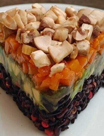 antipasto-veggie-riso-venere-e-avocado-ricetta