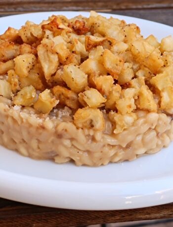risotto-ai-porcini-con-melanzane-fritte-ricetta